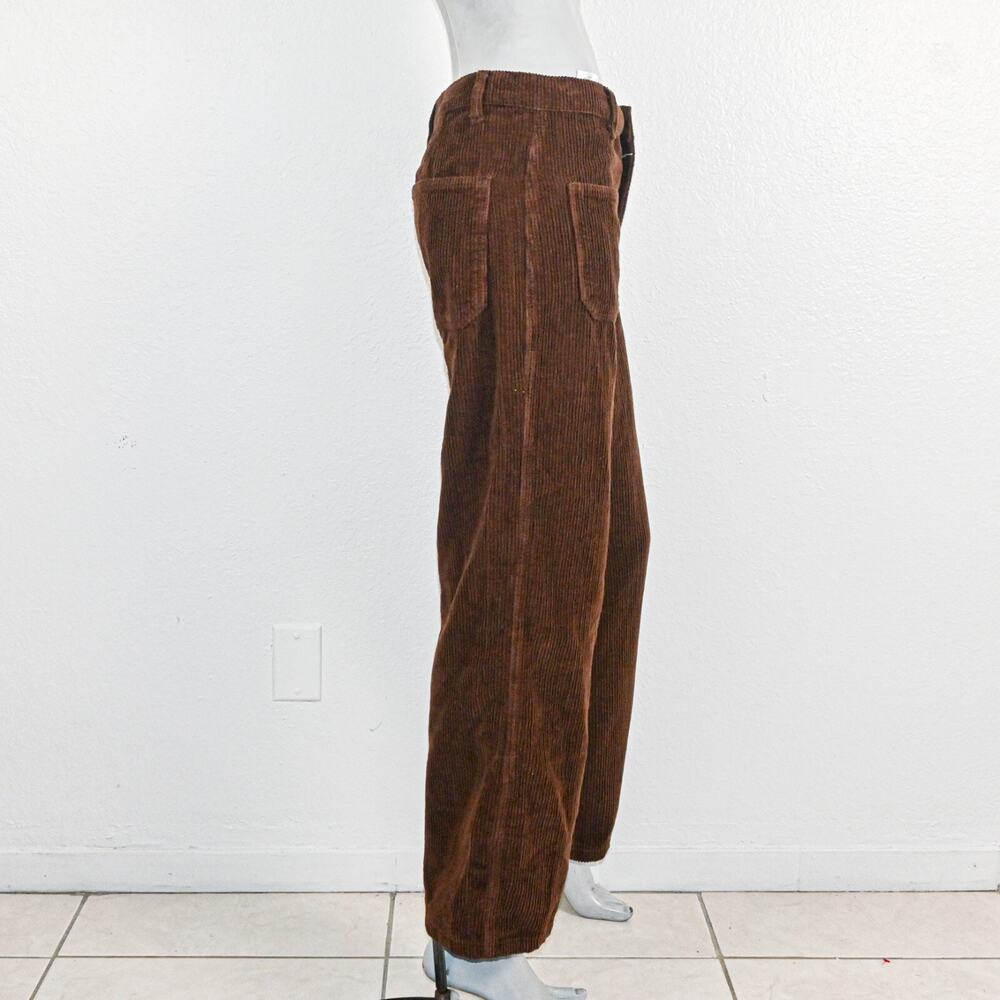 Reformation Alyssa High Rise Wide Leg Corduroy Pants Brown sz 29 - Picture 4 of 10